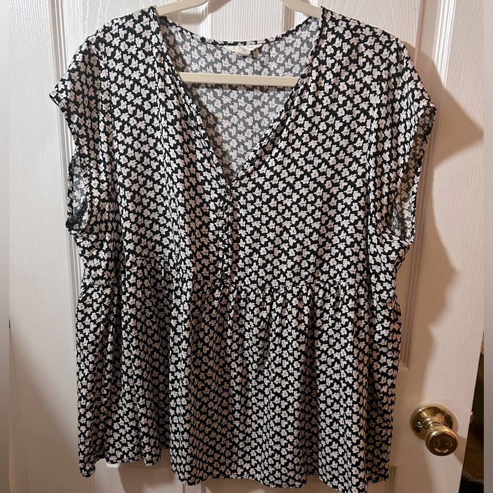 Caslon Floral Print Top